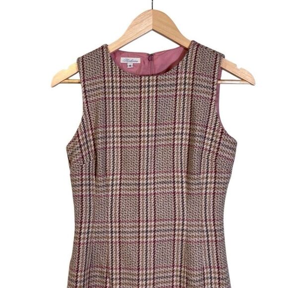 Shoshanna Lavender Mika Tweed Mini Dress Size 4 Preppy Formal Party Knit - Picture 3 of 11